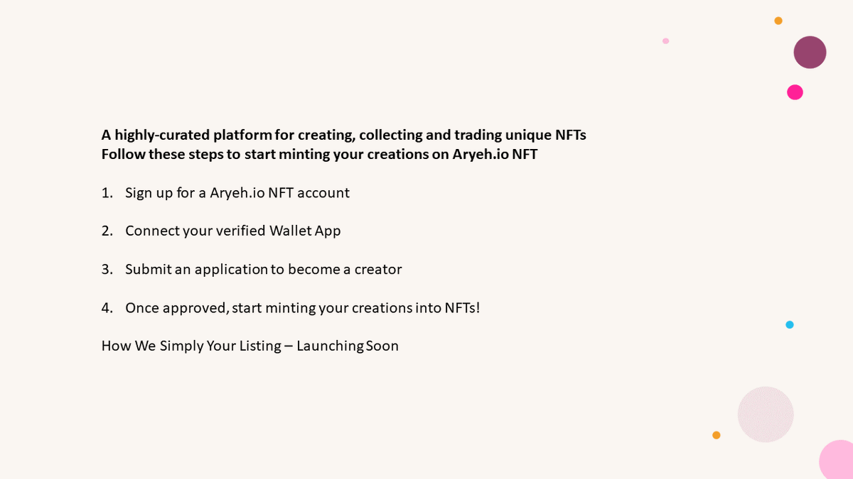 Aryeh.io --> The best NFT Marketplace in Asia. Launching Soon~ #aryehnfts #nftCommunity