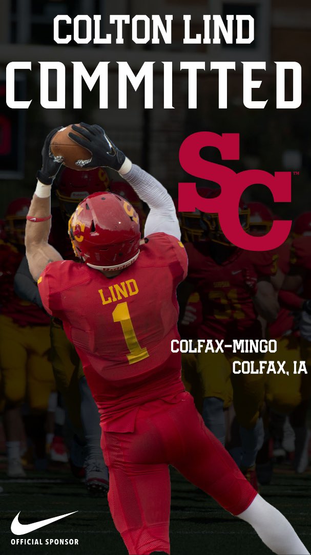 I’m excited to announce that I will be continuing my athletic and academic career at Simpson College                   🔴🟡Committed🟡🔴 <a href="/scstormfootball/">Simpson Football ⚡️</a>