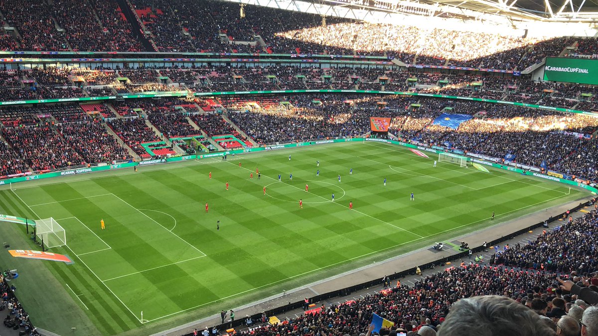 What a stadium. #CarabaoCupFinal