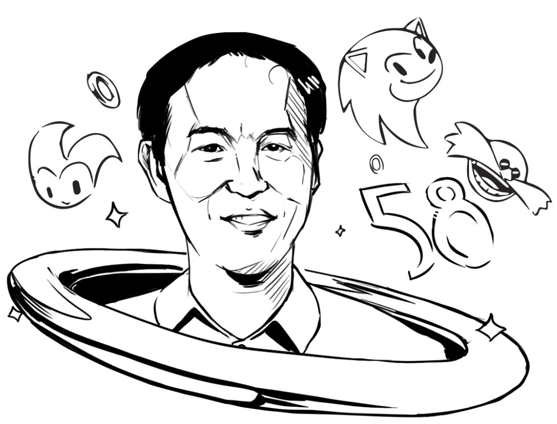sonic30th's tweet photo. We wish you the best for the future from the whole team. #SonicProject30th
The Sonic universe still has a long story to tell and we owe it to you, because you are one of the pillars of Sonic Team.
Happy Birthday @NaotoOhshima 58歳
🥳🎇🚀✨🌌🦔🥚🎆 https://t.co/XXhnkZZ2BR