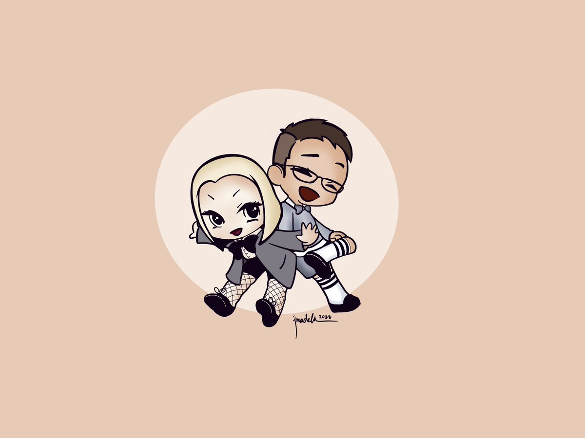 jedmadela's tweet photo. Made another drawing of this two lovebirds! @vicegandako https://t.co/fDN4OQ6NwJ
