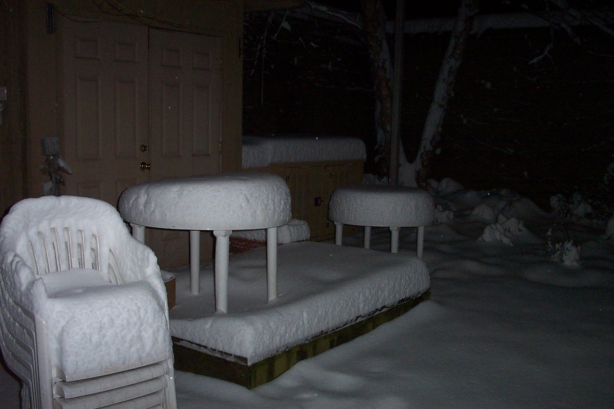 wxbrad's tweet photo. 18 years ago we had the 3rd biggest snowstorm in #Charlotte history. My 4x4 Jeep came in very handy as I got ready to go to work. Charlotte set a daily snowfall record on February 26, 2004, of 11.6", 2 day total of 13.2", was the 3rd biggest storm in history. #snOMG #cltwx #ncwx https://t.co/7RV7bRkBKc