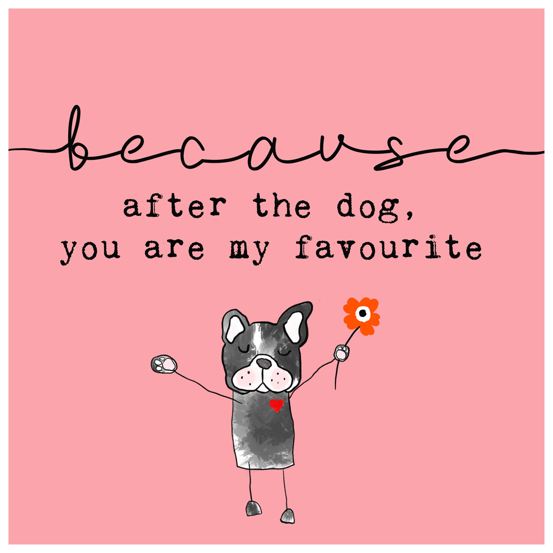 BexyBooLtd's tweet photo. ANYONE ELSE FEEL THE SAME IN THEIR FAMILY? 🐶
I have to say Ebs makes us laugh so much every day… she is so weird and so funny and we couldn’t love her any more.
•
•
•
#dogslife #dogsarenumber1 #ebony #boston #pug #jackrussell #greetingcard #because #bexyboo https://t.co/BxLkKwkyvv