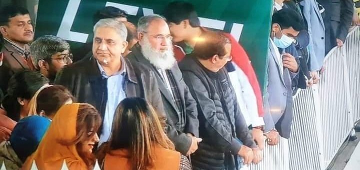 Chief is in the stadium to witness historic victory of Lahore 
#PSLFinal2022 #PSLFinal