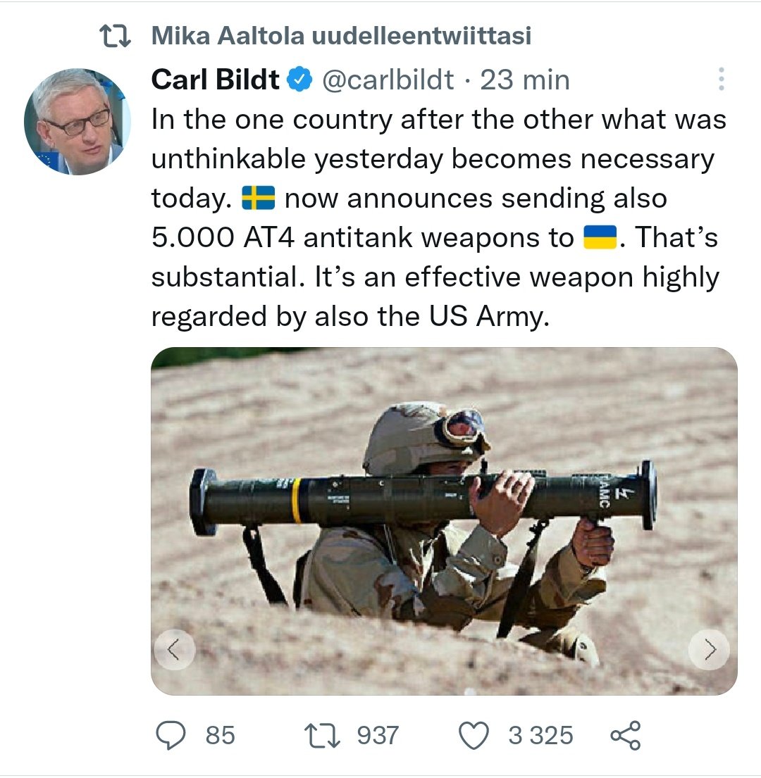 Suomi kantaa kortensa kekoon toimittamalla telttoja, kypäriä ja luotiliivejä. Mihin unohtui vessapaperit ja hammasharjat? #Ukraina