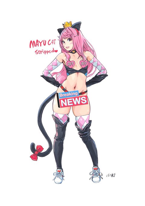And stripped Neko mayu-san. posted on Patreon. https://t.co/524tv4iNzu 