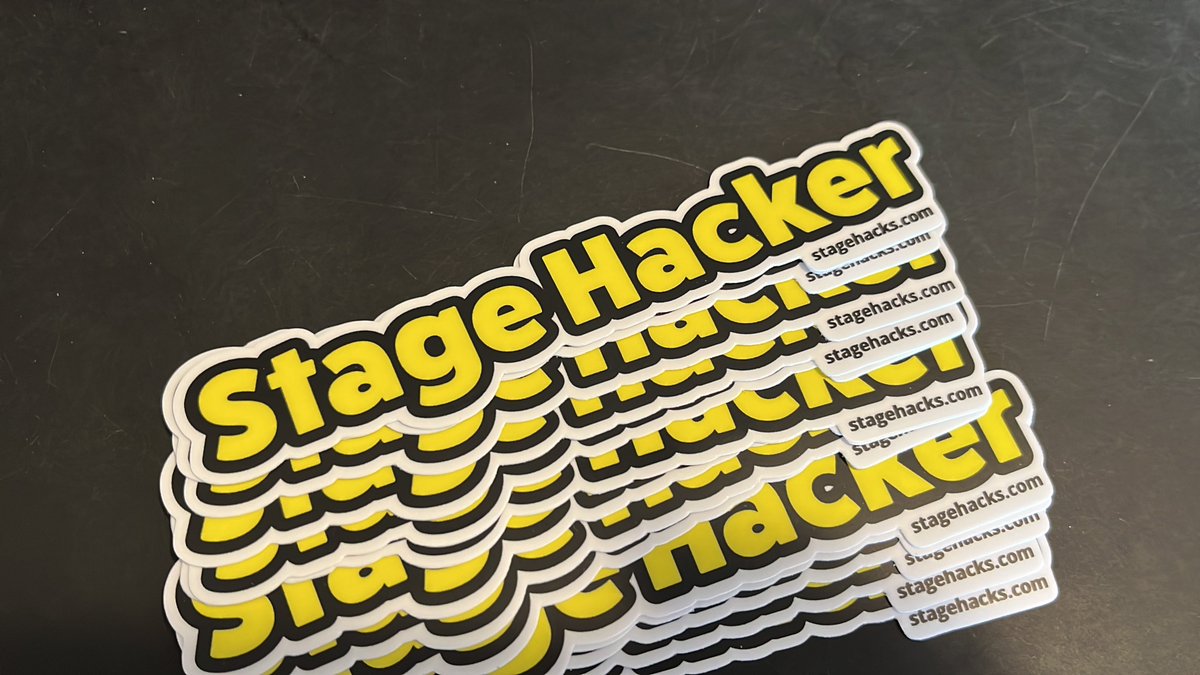 alecsparks's tweet photo. I will be at USITT in Baltimore and I will have these https://t.co/z0UfFKvmhE