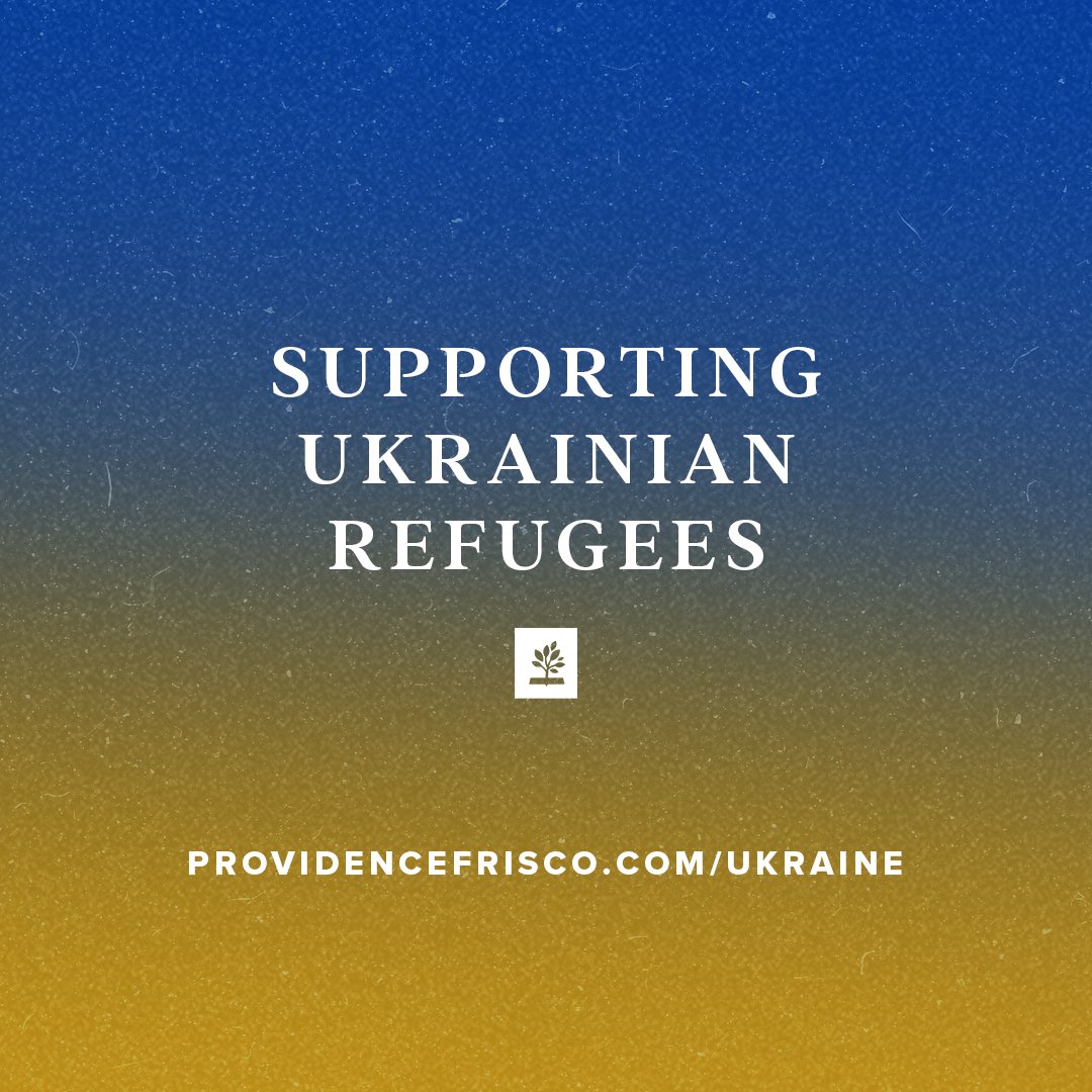 The war in Ukraine is producing a massive refugee crisis along bordering countries. In Romania, members at Maranatha Baptist Church are dispatching to the border to care for these families. Learn more how you can support them at providencefrisco.com/ukraine.