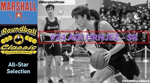 GCMBoysBball's tweet photo. Proud to announce our own two seniors - @theadi23 &amp; @_cscinto1 has been selected to 2022 Buffalo Wild Wings @RBallClassic All-Star Showcase!!

@GCMsports1 
#marshallpride https://t.co/RLqytp5pXl