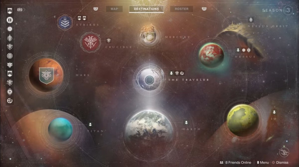 Chykjin's tweet photo. [1/2] Updated list of all the destinations over the course of #Destiny2 now including #TheWitchQueen:
Red War (2017)
Curse of Osiris (2017)
Warmind (2018)
Forsaken (2018) https://t.co/NbiEkro8U9