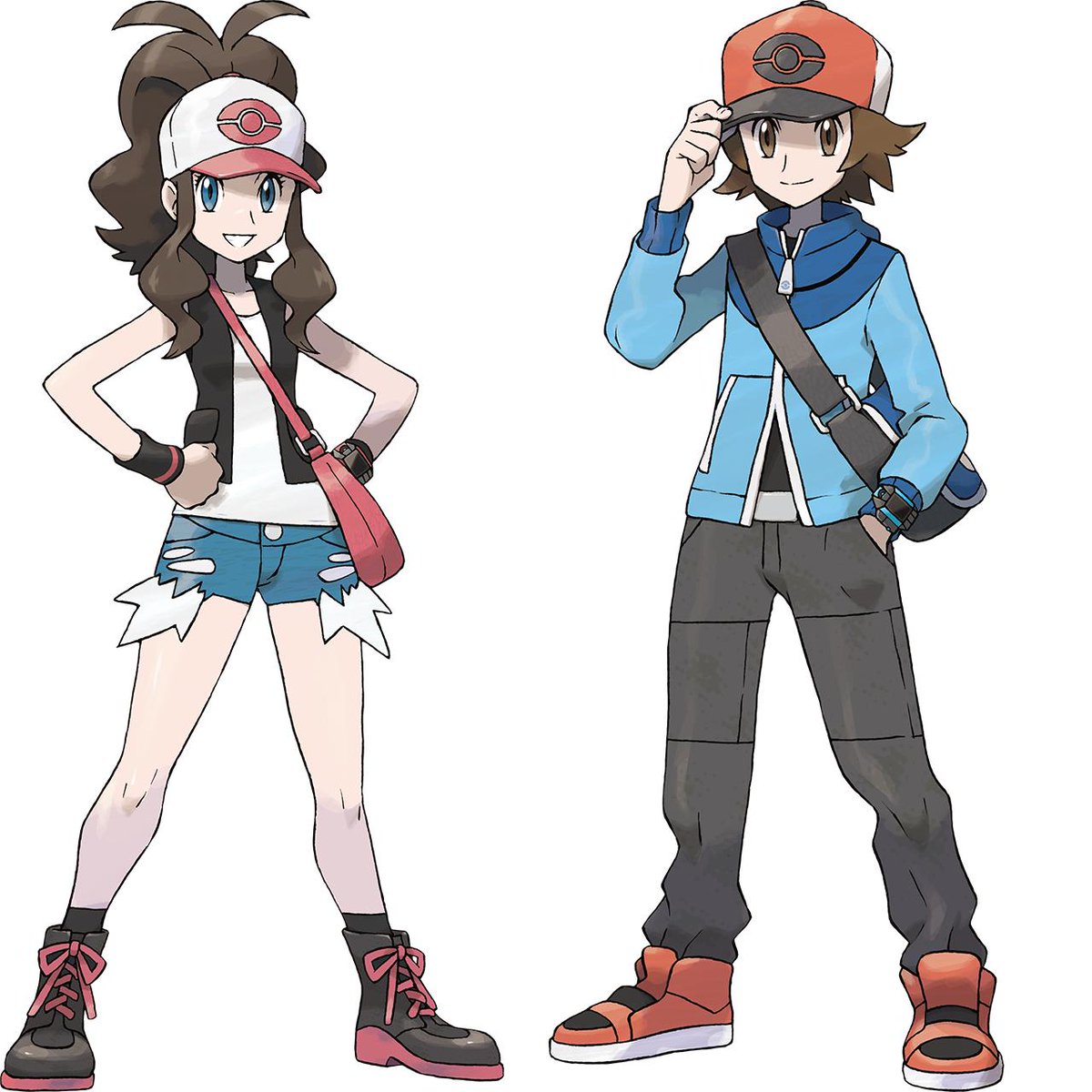 Pokémon Trainer designs a decade ago vs now. 