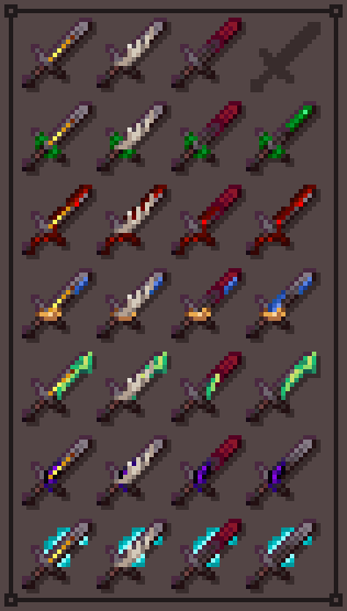 Slim Swords Minecraft Texture Pack