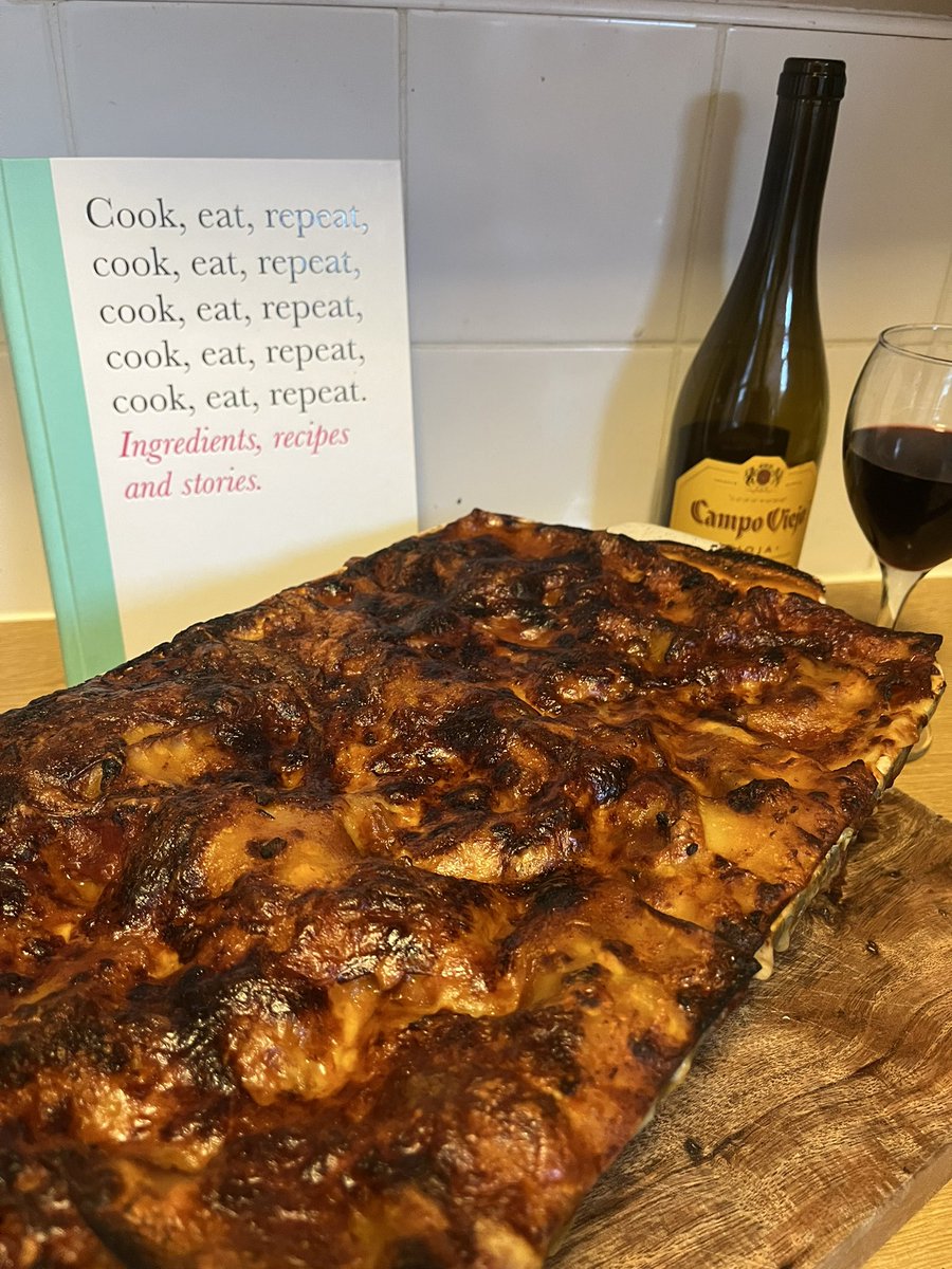 Mrssmoch's tweet photo. @Nigella_Lawson lasagne of love, followed by rice pudding cake… I think my wife and I are ready for a food nap now 🙈 https://t.co/mACcWuUC2L