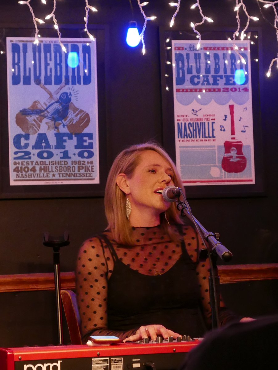 justfrag's tweet photo. Thursday I was "stuck" in Nashville by bad weather between there &amp; home. Bonus = Seeing @ZarniMusic for the first time in almost 9 years! She played a round at @BluebirdCafeTN w/ @toritullier &amp; @JustinKlump. Here are some pics, &amp; a link to the rest: https://t.co/qUCk8daf7t https://t.co/9R9odQTSgW