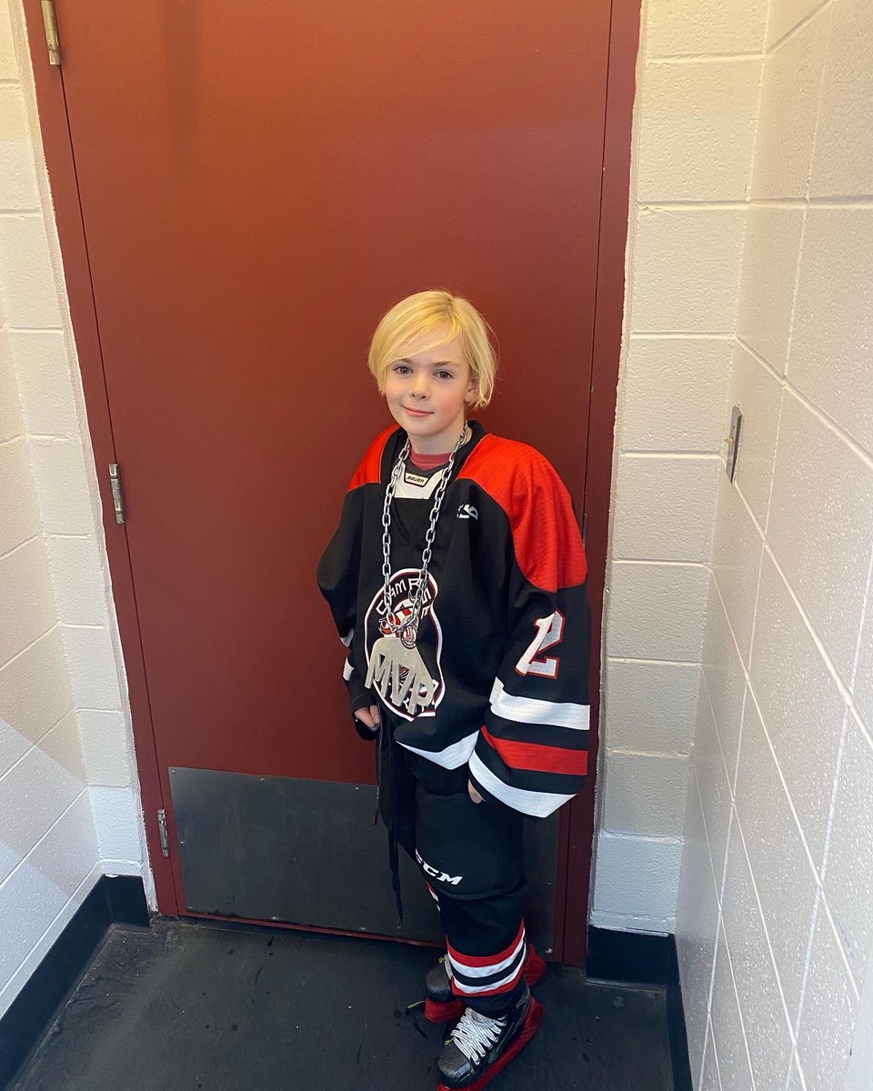 Jacko scored a goal, battled hard on the wall, took the coaches feedback and applied it to help beat Vegreville in the first round of playoffs!