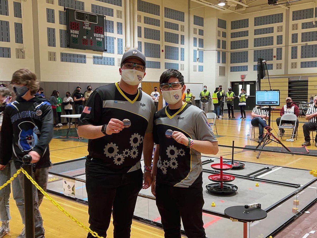 We made it! We placed 1st overall and won the competition! Re-Enforcers were placed 5th and we chose them as our alliance partner in finals. In all, both of our teams secured a spot at the State Championship!