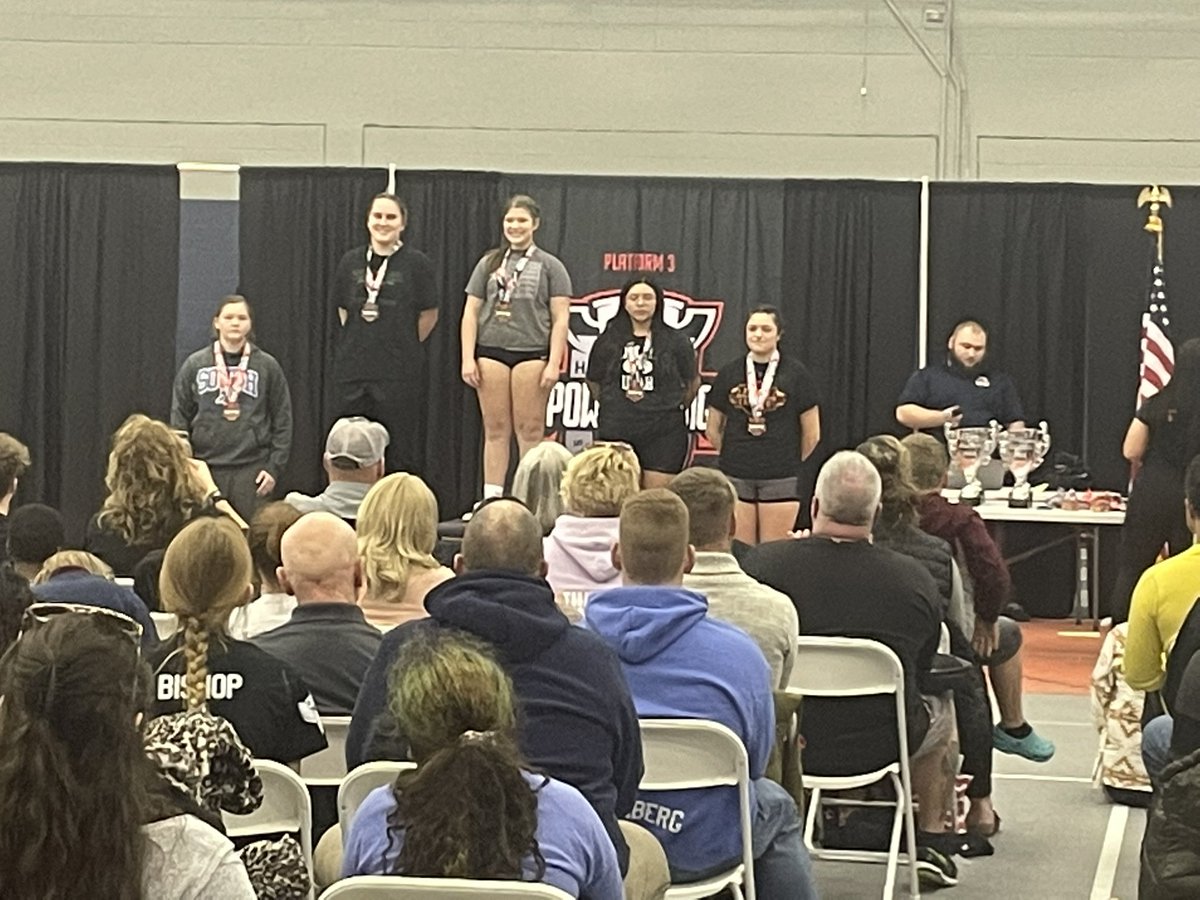 evanfeezell's tweet photo. Congratulations to Libbi Hood!  She is a Nebraska State Champion! Bench: 130, Squat: 220, Deadlift: 280.  A great day! Awesome work! https://t.co/sdplQ21ZRD