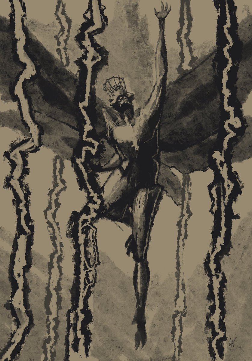 SharpValor's tweet image. I wonder if her landfall is good powering DeLoreans. #WitchQueen #Bungie #Destiny2Art #DestinyArt #Destiny2Fanart #savathun