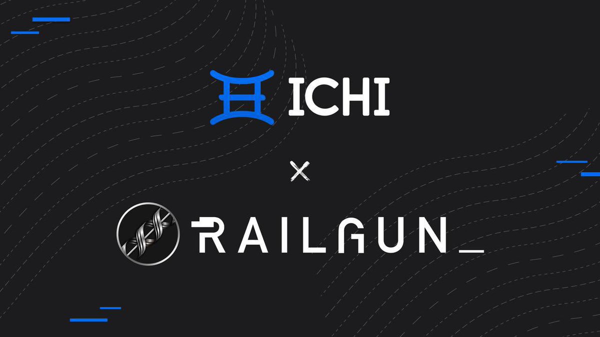 RAILGUN_Project's tweet photo. New Partnership Announcement👇
@ichifarm and @railgun_project have begun a collaboration on the development of DeFi systems and ongoing cross-promotion of authentic DeFi tools.

🔥 Be on the lookout for more updates to come!

#ichi #railgun https://t.co/hkBjO85GER https://t.co/kXMClxYVGw