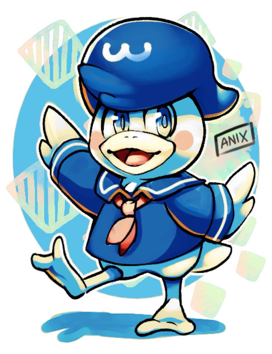AnixDraws's tweet photo. I just love this lil duck friend ♥️ 

#AnixDraws #PokemonPresents #PokemonScarletViolet https://t.co/wnNxrhkIUA