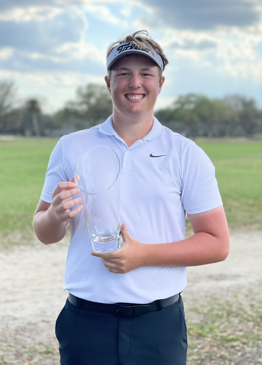 Closing 67 and a dubs in my backyard! Special thanks to Bruce Mohler, Kevin Glynn &amp; team at Jax Beach GC for hosting and FJT for another great tournament. #nikegolf #taylormade #titleist