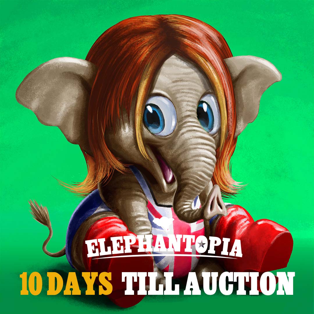ElephantopiaNFT's tweet photo. Spice up your Life! 🐘  10 DAYS TILL AUCTION! Check us out on https://t.co/fwHLvXRT8l and  ❤️  your favourite

#nft #opensea #nftauction #nftcommunity #nftcollectables https://t.co/v5GpM5Knaj