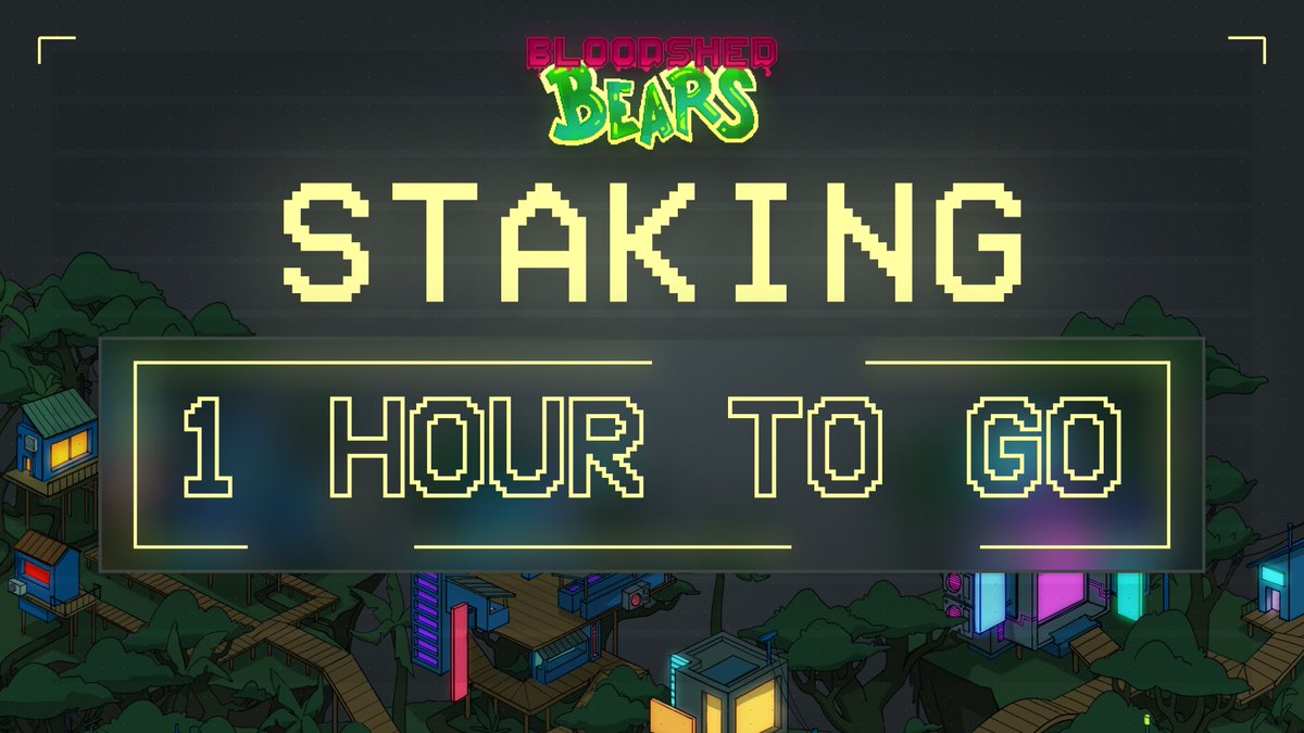 bloodshedbears's tweet photo. #Staking coming 🔜‼️

Contracts will be deployed in an hour!

#RT to make sure your #Faction is ready to rumble!! ⚔️🩸 https://t.co/25AG3ctPgq