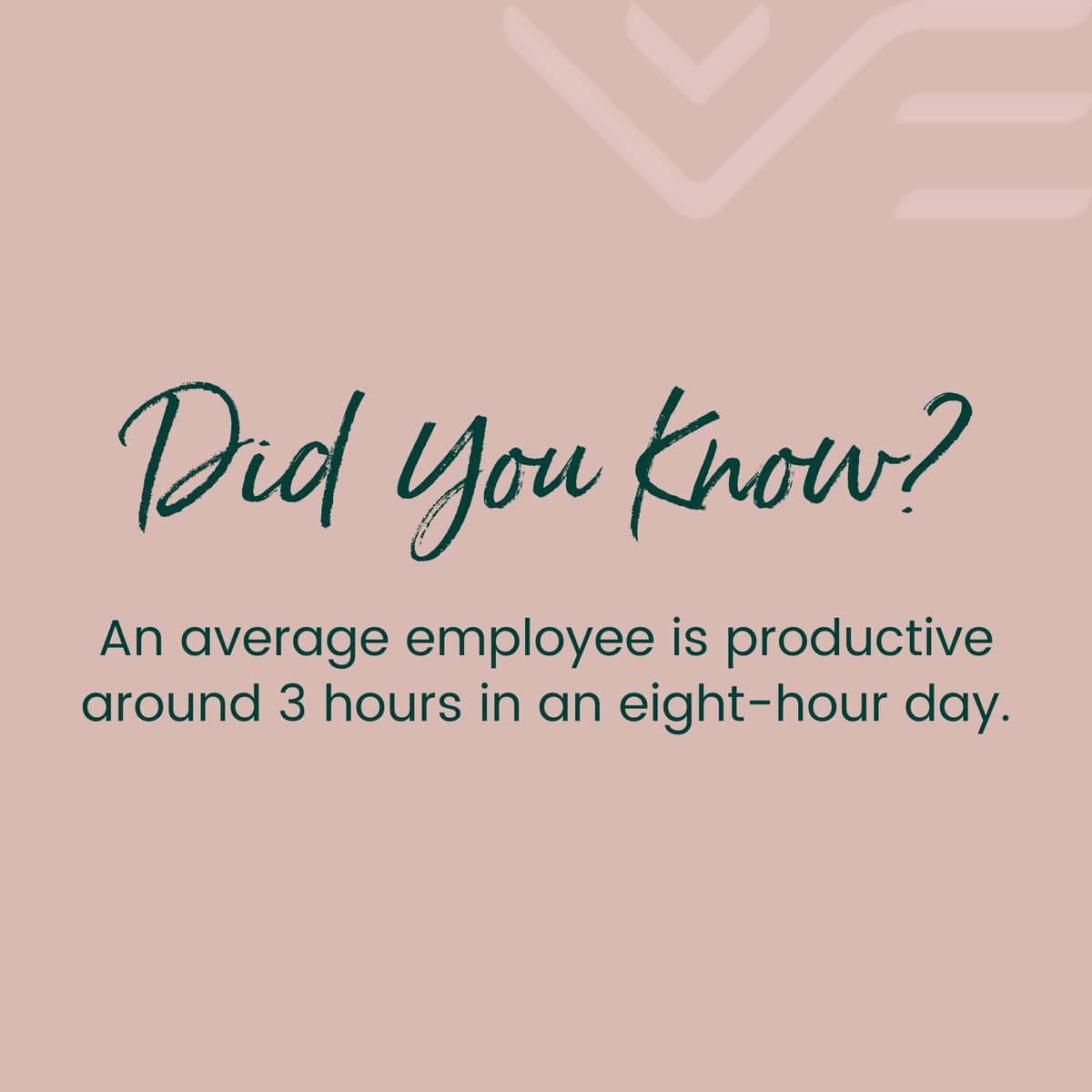 #VirtualAssistants' appeal stems in part on their ability to save companies money. Aside from the normal costs of hiring a full-time employee, companies lose money when they pay for an 8 hour day but only get 2 hrs &amp; 53 mins of effective labour. 

#Productivity #WorkQuality