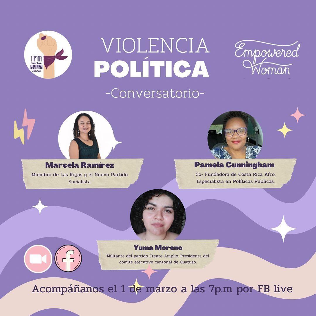 MarcelaRa_NPS's tweet photo. Les invito al Conversatorio sobre Violencia Política organizado por Hipatia Colectivo Feminista en el que estaré participando.

Se transmitirá por facebook live en la página del colectivo el próximo 1 de marzo a las 7 pm. https://t.co/PZruazuhlW