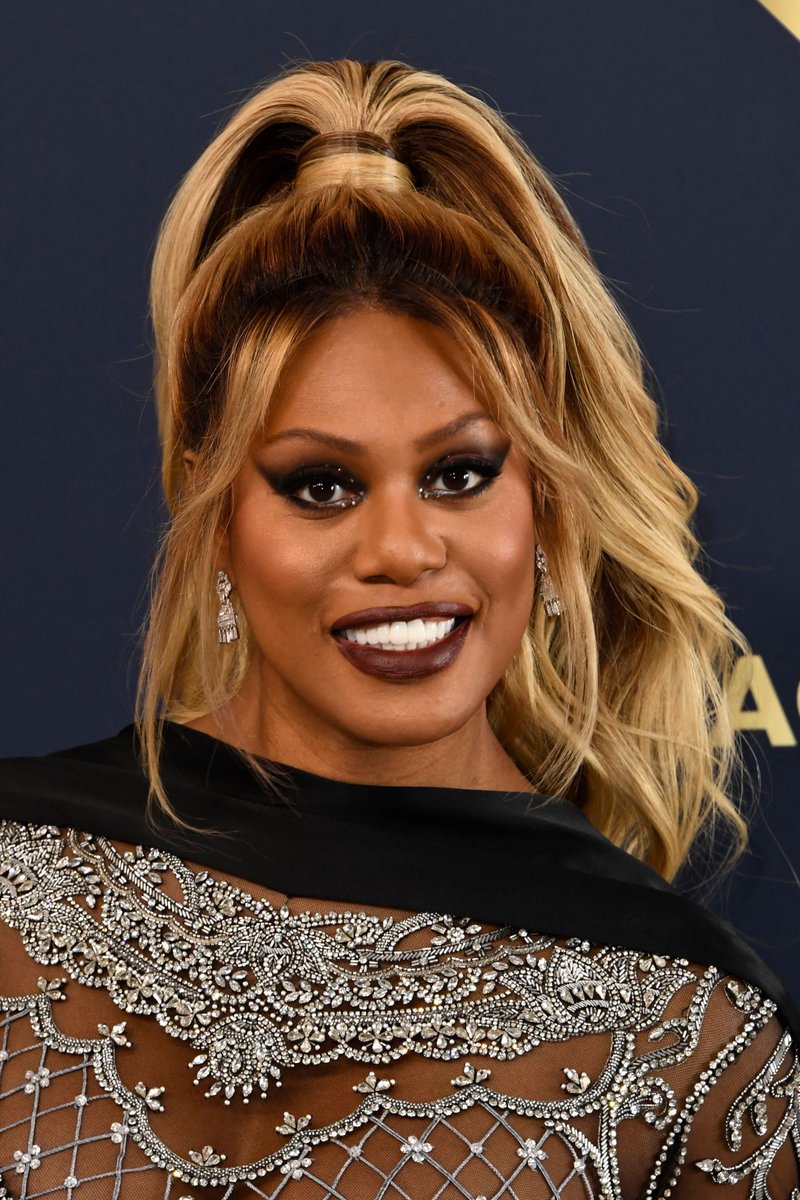 etnow's tweet photo. .@Lavernecox is shining bright in this gown by #MichaelFausto at tonight’s #SAGAwards. 🌟✨
(📸: Getty Images) https://t.co/YHpKV25xz3