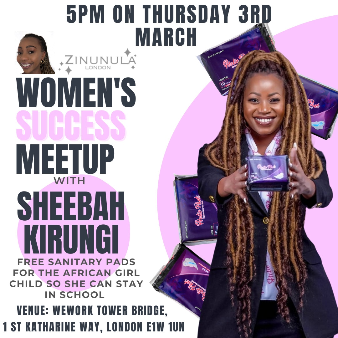 chris_mk_digit's tweet photo. Girls in #uganda and #africa stop going to school when they are on their #menstralcycle coz they cant afford #sanitarypads...   Join @Ksheebah1 strategize at the Womens #success meet up with @Zinunulax 
The event starts at 1700 UK time and is on Thursday 3rd of March 2021... https://t.co/x8Ku9iClqo