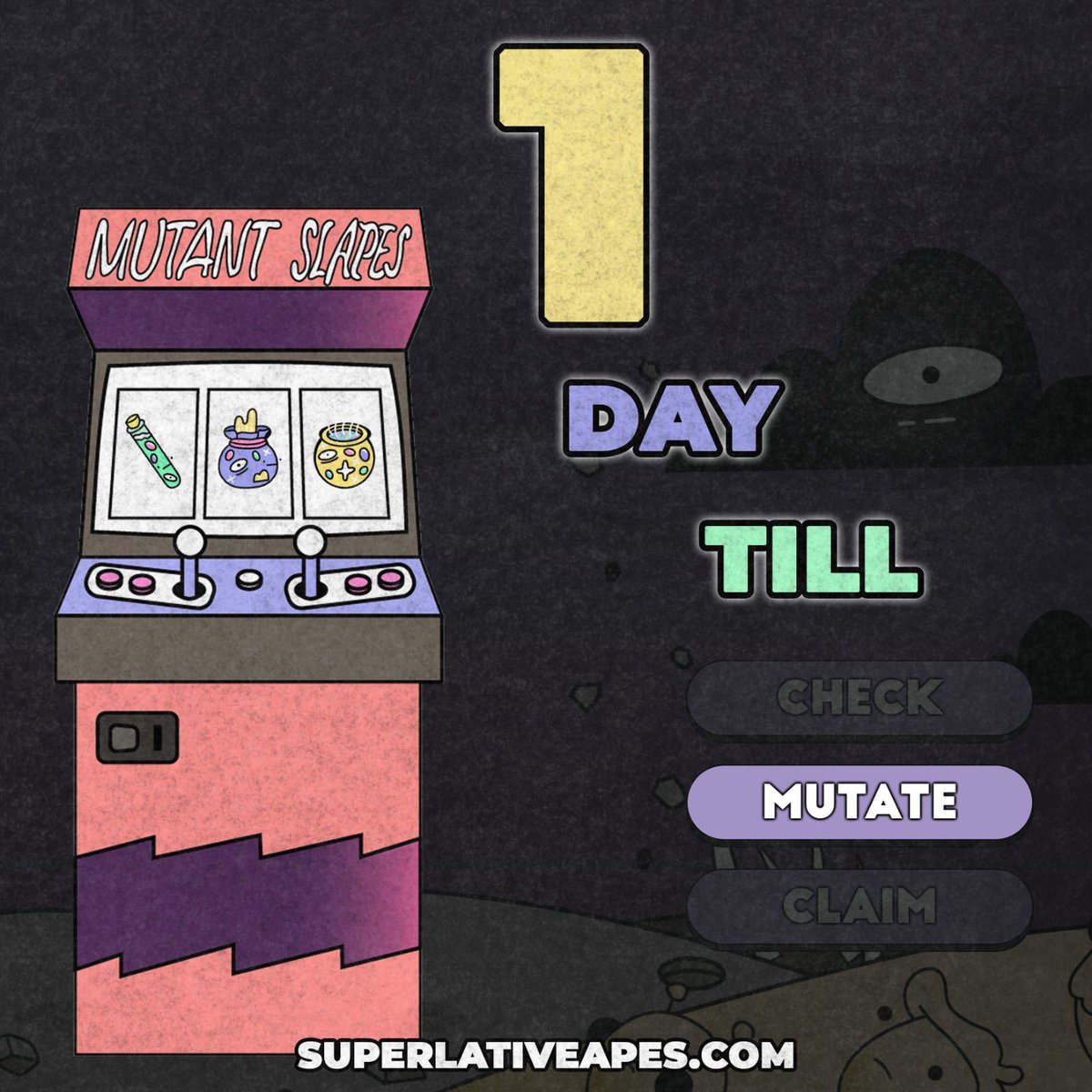 1 DAY!!!! 🌈🧪 Who’s going to mutate their #SLAPE into a #SMAPE tomorrow? 👀
