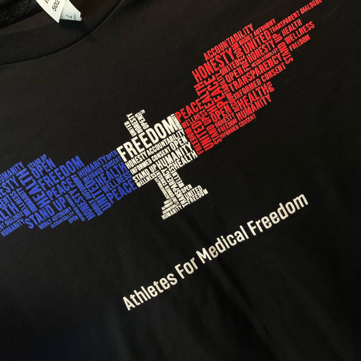 🇺🇸 Athletes For Medical Freedom tees are out the door! 

🗣 Profits benefit AFMF!

👊 Still available online! 

🩸 <a href="/kyledake444/">Kyle Dake</a> 

MMATeeCo.com