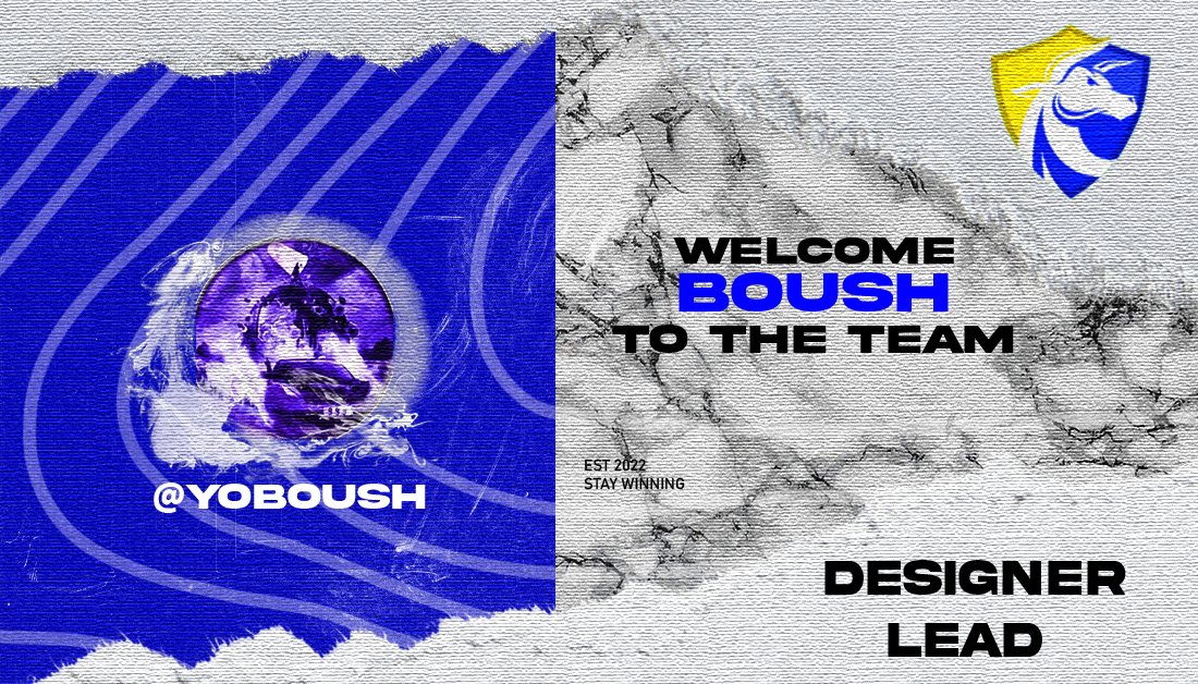 YoBoush's tweet photo. Officially joined @StayWinning2k as Lead Designer Thank you to my Mans @MandyBeKillin and @MurdaCj For the Opportunity Its only Up From Here 💙💛🤍 https://t.co/HKIq2iWw0q