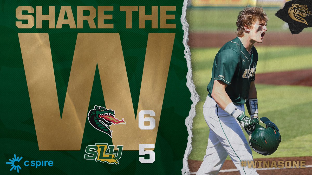 UAB_Baseball's tweet image. A four-run ninth inning powered the Blazers to a Sunday afternoon win at Southeastern. UAB moves to 6-1 on the season!

You know what to do Blazer Nation! It's time to Share The Win!!

📰 bit.ly/SoutheasternRe…

#WinAsOne