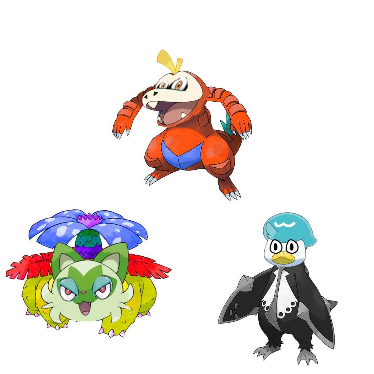 ポケモンSV最終進化御三家が発表されました。 #ポケモン #ポケモン新作