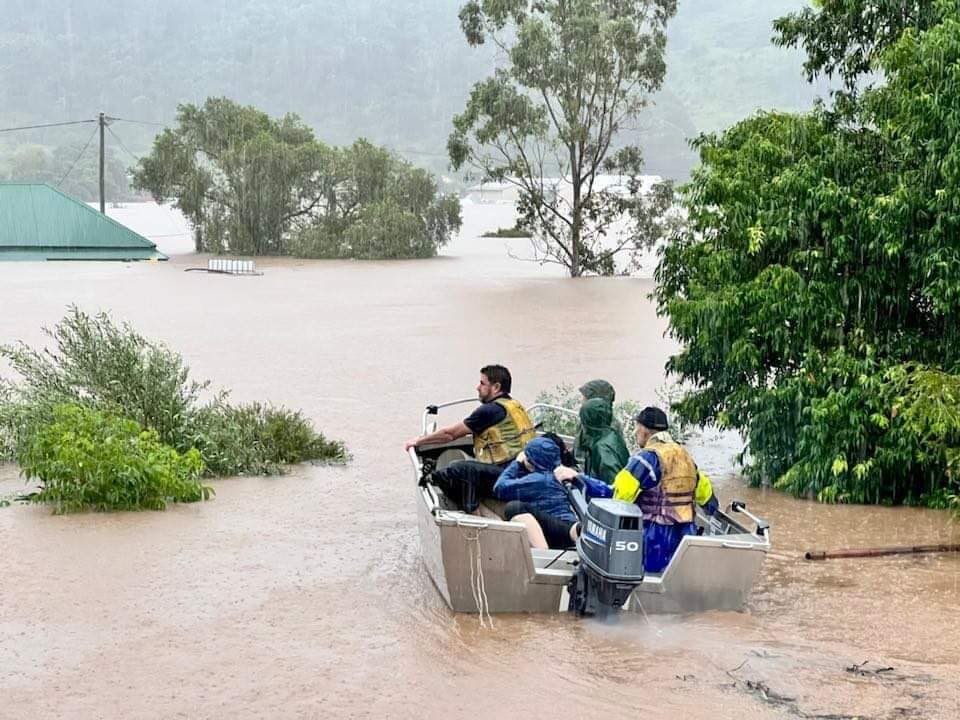 In Lismore we have done floods for ever. This is not a flood - this is catastrophic. This is extreme. This is climate change. Lismore needs back up. People are on and in their roof some are screaming for their lives and water is still rising. Friends are rescuing friends.