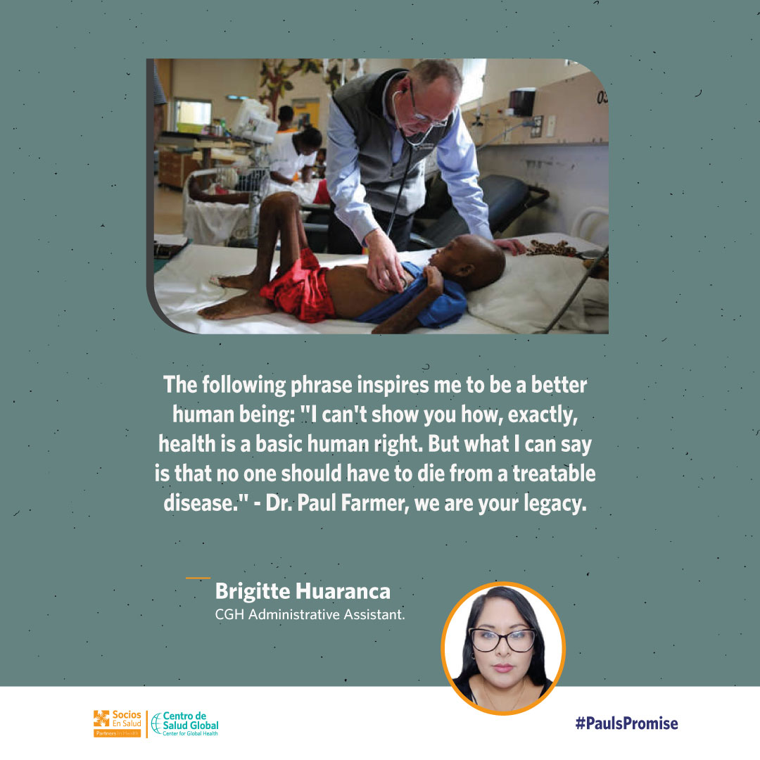 csg_ses's tweet photo. 🕊️🧡 Thank you Dr. Paul Farmer! 🕊️🧡
We are your legacy. 
@PIH @CES_Mexico 
#PaulFarmer #JusticiaSocial #PaulsPromise https://t.co/Npn03ezCFO