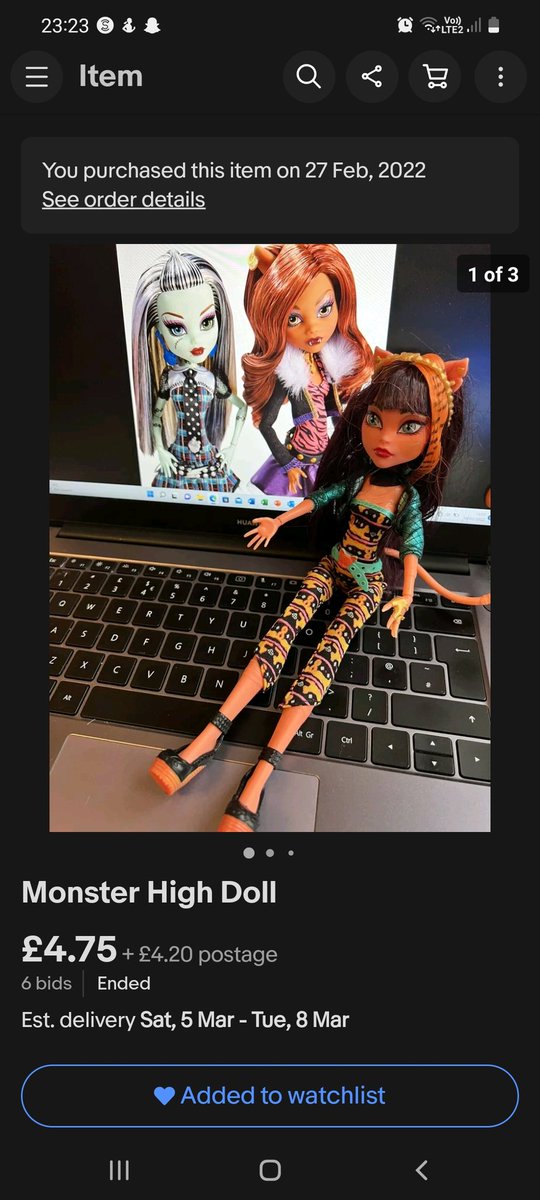 OGDollCollector's tweet photo. Here are my three incredible buys from today! So excited to get them and add all these beauty's to my collection ❤❤💚💚
#fyp #MonsterHigh #dollcollector #DollCollection #dolltwt #MonsterHighDoll #EverAfterHigh #MHDoll https://t.co/7HfNYBjko0