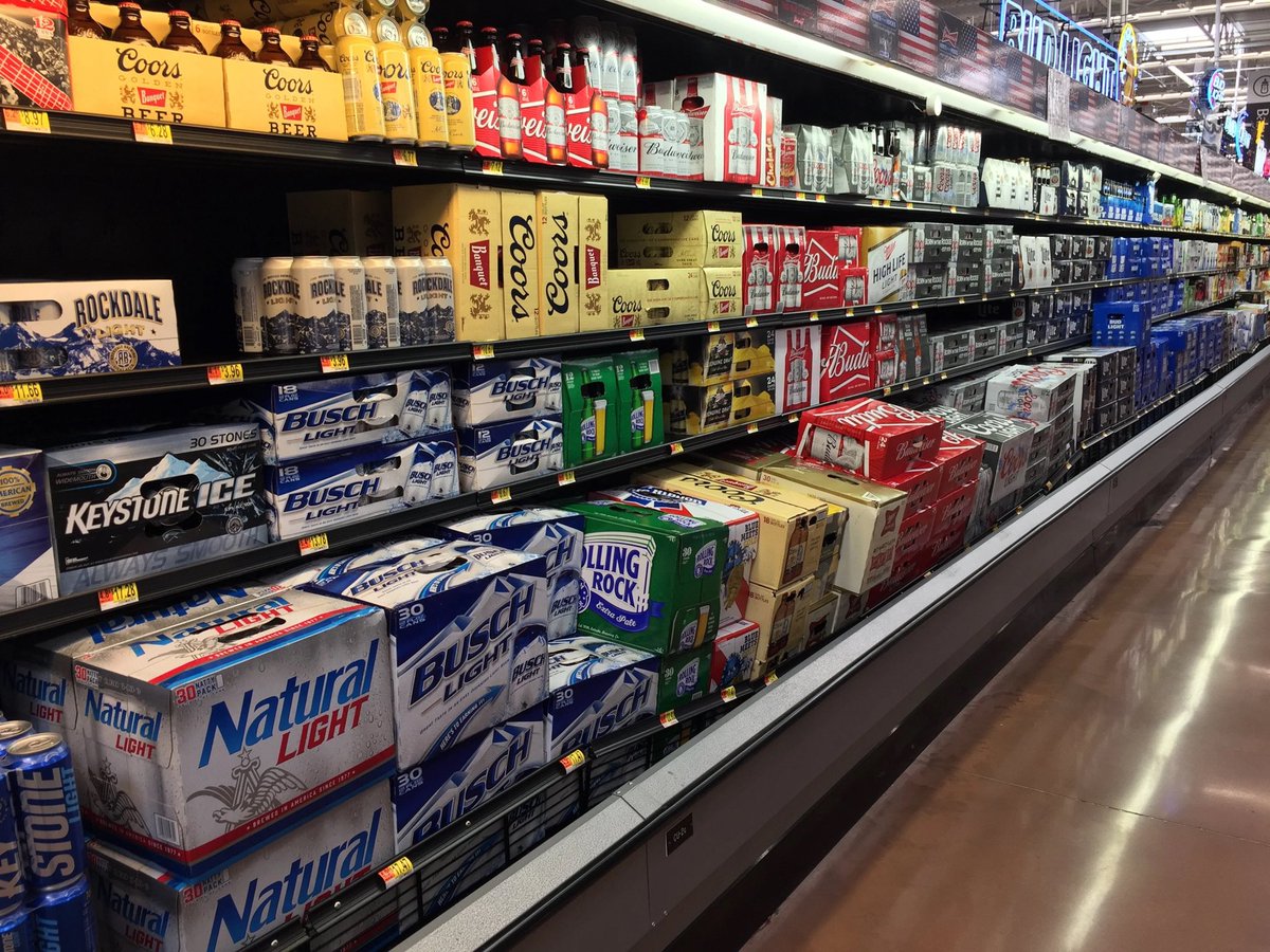 BrantLudwig's tweet photo. If these shelves are empty we riot https://t.co/ODTRqmfqAM