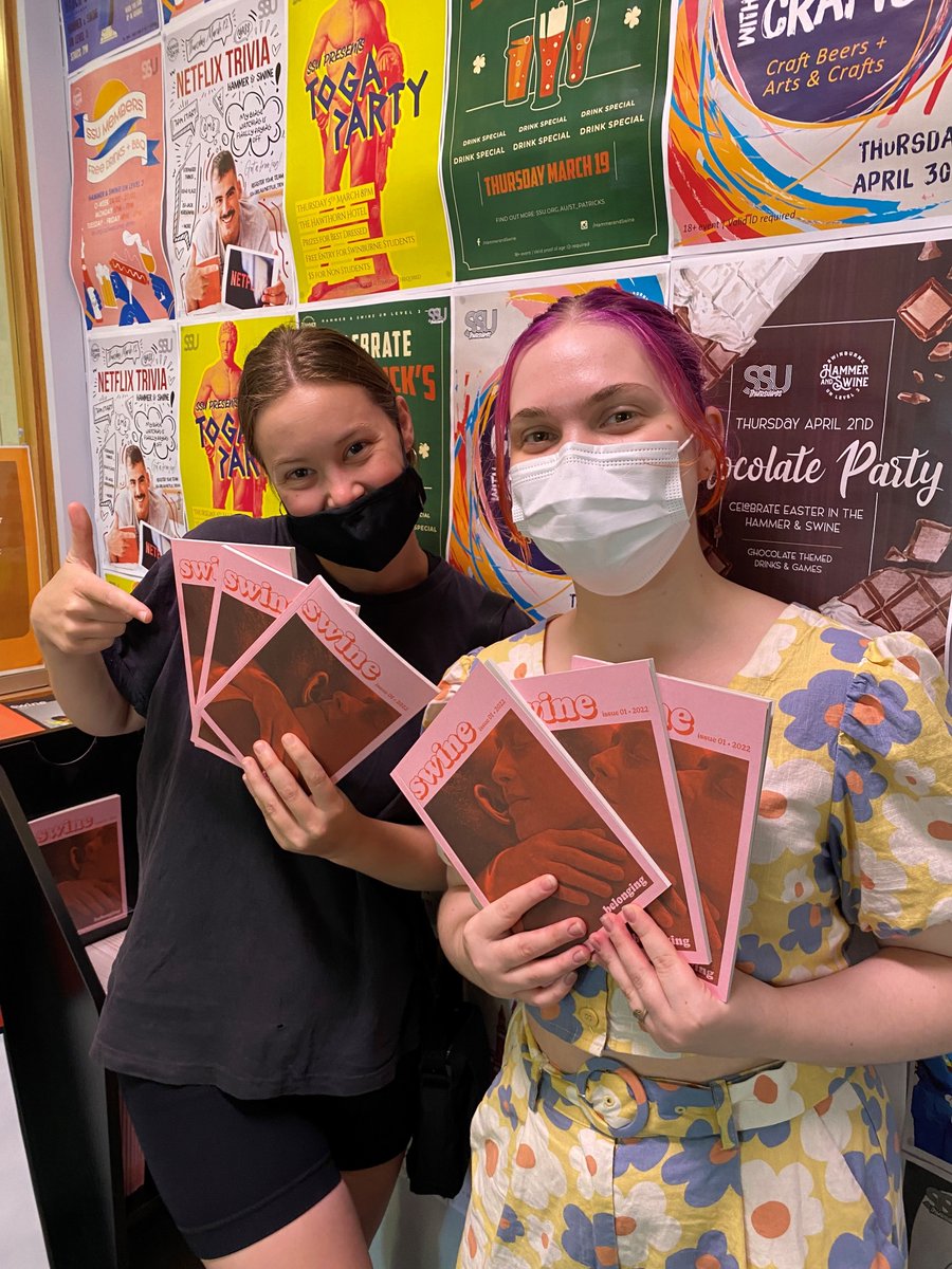 swine issue 01 is out now!!! 🥳🥳🥳

Read it now at issuu.com/swinemagazine/…! You can also pick up a physical copy of 'belonging' at the Hawthorn campus.