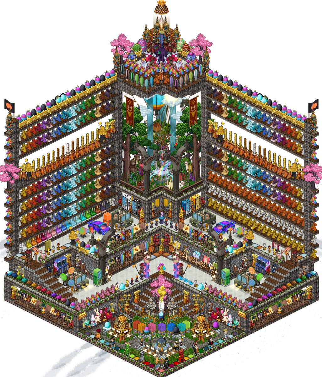 QabikPixel's tweet image. Ultra Rare Legacy Room is finally open on .com 💜 Search Qabik if you would like to visit 💫 This room is home to some of the best items in the game - all under one roof it houses ( over 50+ Ultra Rares / Super Rares / Elite LTDS / 30+ Metal sets ) 💫 @Habbo @WindowPixel111