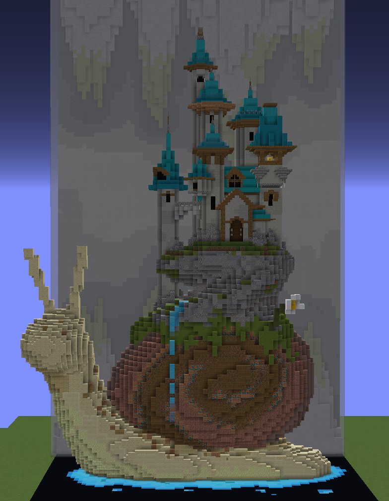 In the depths of the caves... resides a giant snail 🐌carrying a large castle 🏰 on its shell. 

build by: me with the help of <a href="/jakei126/">jakei126</a> 

made in: <a href="/SetCeroMC/">Ⅽ­Z­.🔶 ­­­­В­l­­­n­­­­a­­n­­с­­­­e­­­­­ᅠᅠᅠᅠᅠᅠᅠᅠᅠᅠ</a> 
#Minecraft  #Minecraftbuilds