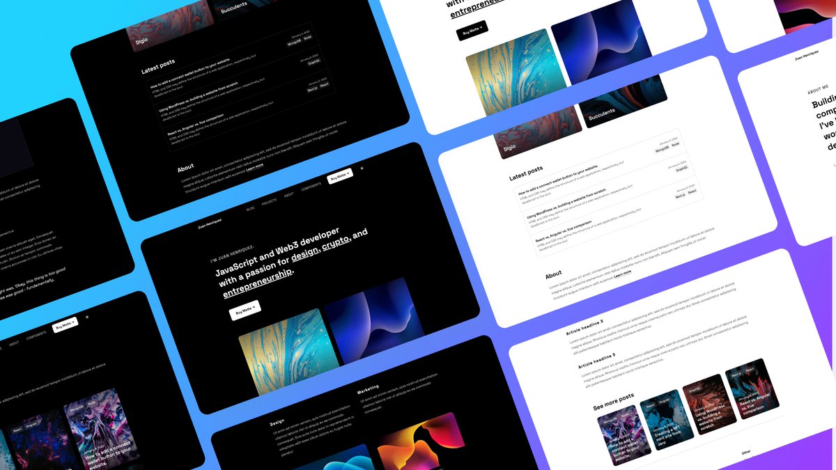 juanhenriqz's tweet photo. I'm happy to announce that today I'm launching Matte — A clean and minimalistic portfolio/blog template powered by @super_ and @NotionHQ 

DM me if you want a discount coupon 😬.

Demo here → https://t.co/68F0oc6tUW 🚀 https://t.co/rwdQ60peQf
