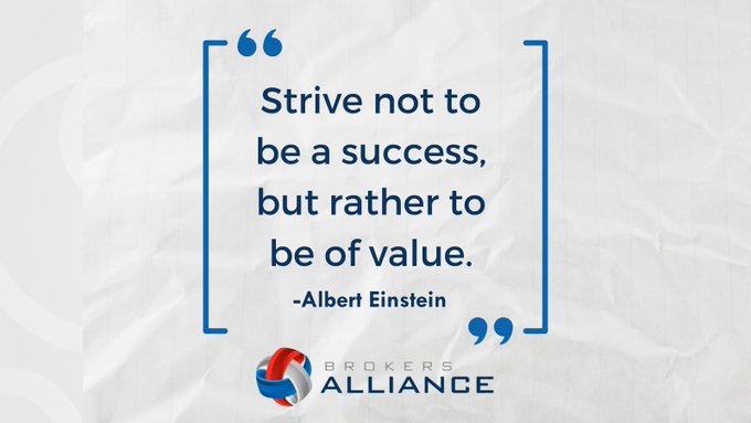 If you're valuable to your clients, then your success will follow.💲📈#brokersalliance   