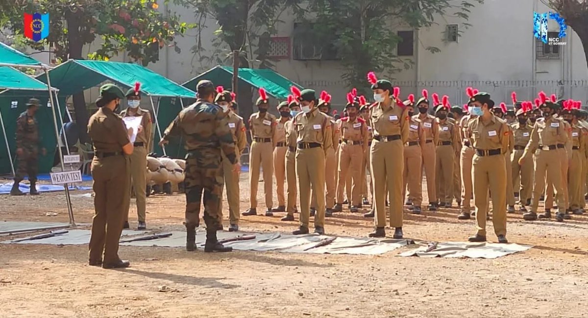 NCC_IIT_Bombay's tweet photo. Jai Hind!
The C-certificate NCC exam spanned a period of 2 days with the practicals being conducted on 26th February and the theory paper the day after. This exam brought an exhilarating end to the 3 year long journey of the SW and SD cadets in NCC.
@ncc_dte 
@mumbai_group https://t.co/rZYd7tANki