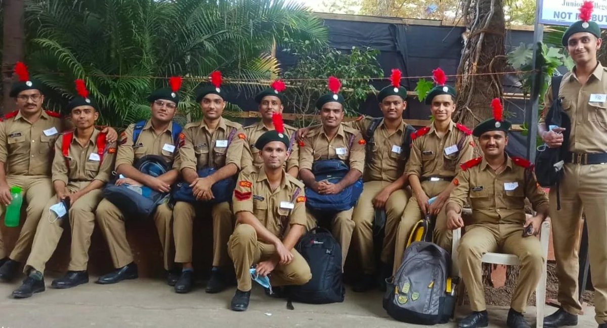 NCC_IIT_Bombay's tweet photo. Jai Hind!
The C-certificate NCC exam spanned a period of 2 days with the practicals being conducted on 26th February and the theory paper the day after. This exam brought an exhilarating end to the 3 year long journey of the SW and SD cadets in NCC.
@ncc_dte 
@mumbai_group https://t.co/rZYd7tANki