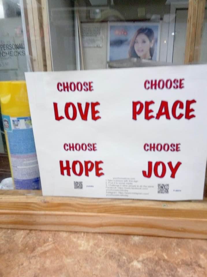 RacesforPeace's tweet photo. Week 9 of our 52 Weeks of Peace brings us a quadruple dose of good vibes all the way from North Carolina.  Choose Peace!  #racesforpeace

Join the quest!  Send us a sign, symbol, or story of peace from your community! #peace #choosepeace #northcarolina https://t.co/sAlosUIAqX
