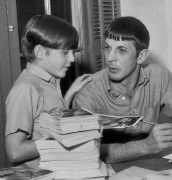 Though Dad left us seven years ago today, he’s still very much on our minds. May we embrace his memory and Mr. Spock's message of logic and peace. Love to all, Adam. #StarTrek #LLAP 🖖
