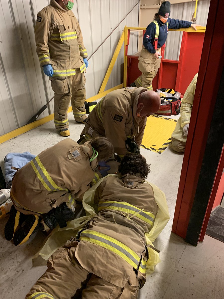 District 6 Recruit class medical scenarios great learning, practicing the critical skills !! Great job by all.